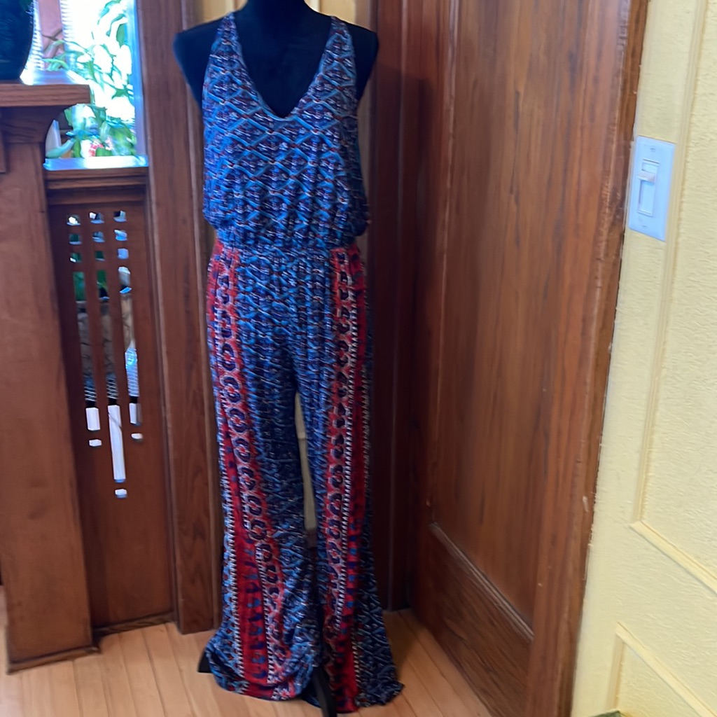 Nwot Raga Halter, Backless Jumpsuit Size Large